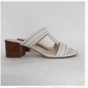 Tod’s stacked heel sandal. Size 39.5